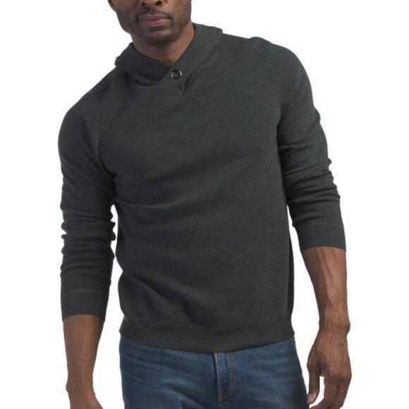 NEW NAADAM Wool Merino Hoodie for men olive 462mn - Picture 1 of 4